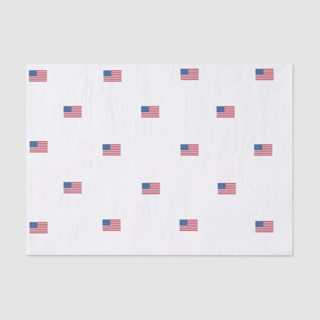 Papier Mousseline patriotic tissue paper (Recto)