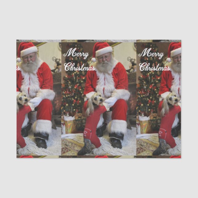 Papier Mousseline Patrouilles Père Noël (Recto)