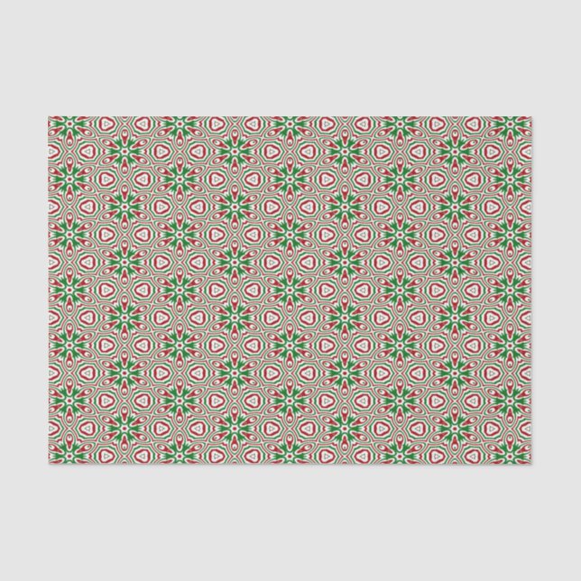 Papier Mousseline Patters de Christmas (Recto)