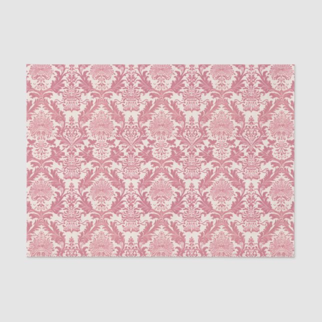 Papier Mousseline Patty rose Ornamental Damask Patty (Recto)
