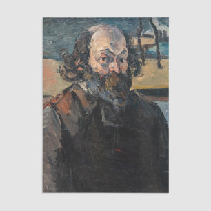 Papier Mousseline Paul Cezanne - Autoportrait