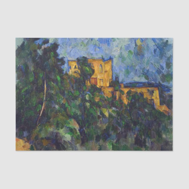 Papier Mousseline Paul Cezanne - Château Noir (Recto)