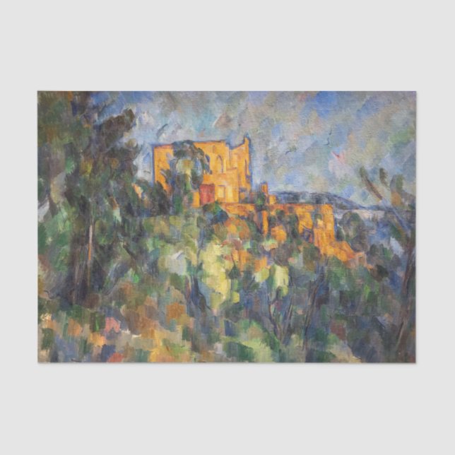 Papier Mousseline Paul Cezanne - Château Noir (Recto)