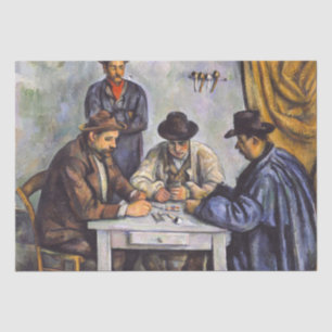 Papier Mousseline Paul Cezanne - Les Joueurs De Cartes