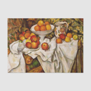 Papier Mousseline Paul Cezanne Pommes Oranges Impressionnisme