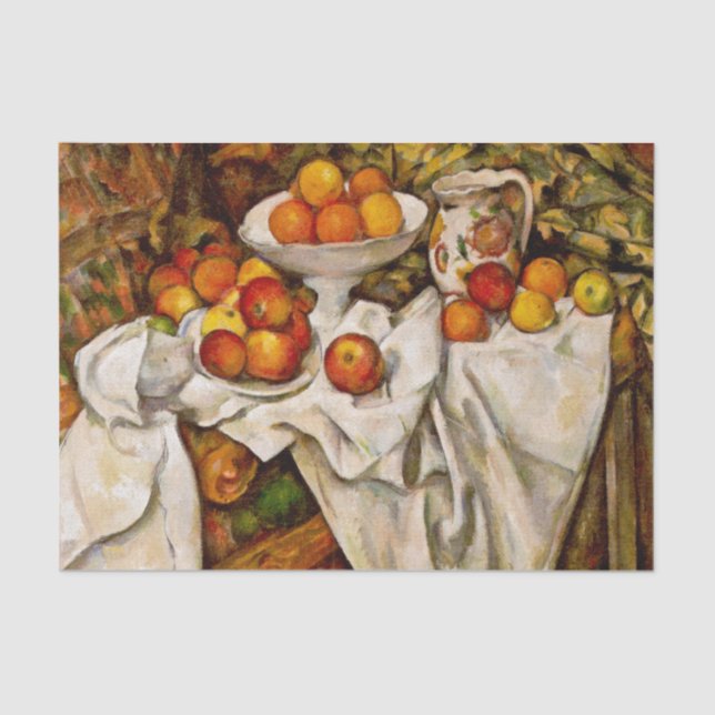 Papier Mousseline Paul Cezanne Pomples Oranges Impressionnisme (Recto)