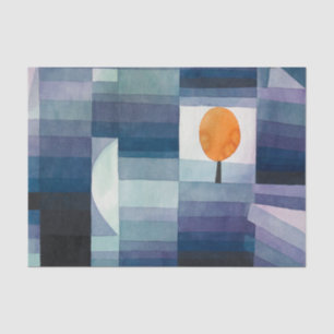 Papier Mousseline Paul Klee Abstrait Tree Blue Peinture