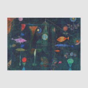 Papier Mousseline Paul Klee Fish Magic Peinture Abstraite Art graphi
