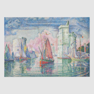 Papier Mousseline Paul Signac - Entrée du port de La Rochelle
