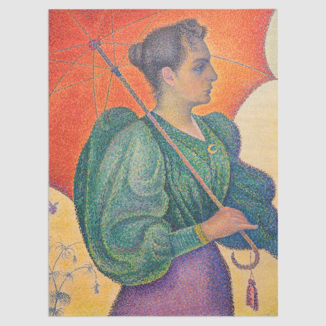 Papier Mousseline Paul Signac - Femme avec un parasol (Créateur téléchargé)