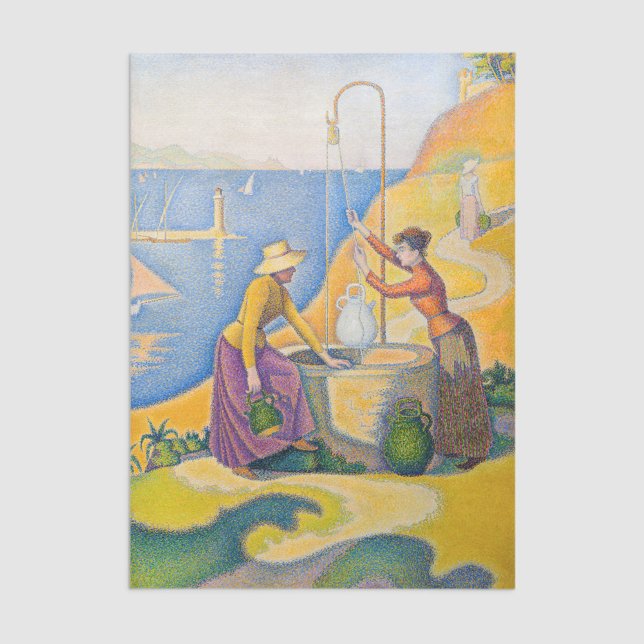 Papier Mousseline Paul Signac - Femmes au puits (Créateur téléchargé)