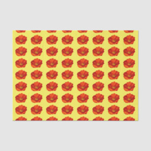 Papier Mousseline Pavot rouge de l'Alaska Fleur colorée