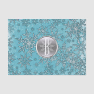 Papier Mousseline Pays des merveilles hivernal flocons de neige arge