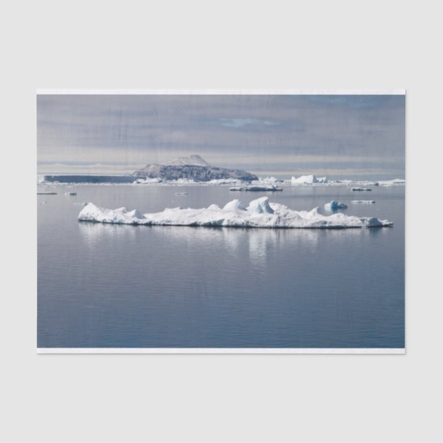 Papier Mousseline Paysage antarctique (Recto)