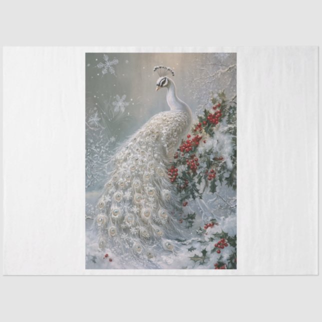 Papier Mousseline Peacock (Recto)