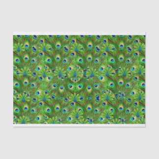 Papier Mousseline Peacock Feathers Tissue giftwrap