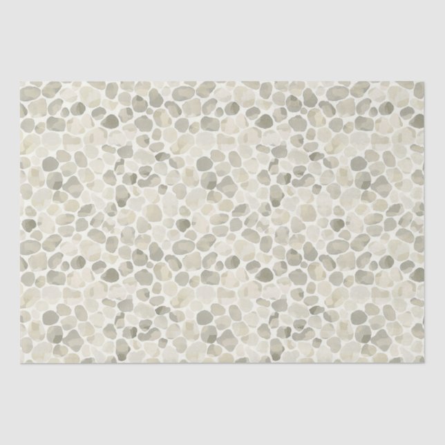 Papier Mousseline Pebble à l'aquarelle neutre (Recto)