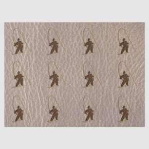 Papier Mousseline Pêcheur simili cuir mou