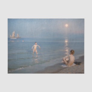 Papier Mousseline Peder Severin Kroyer - Garçons Se baigner à Skagen