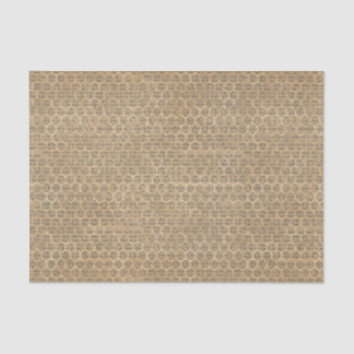 Papier Mousseline Peigne de miel vintage