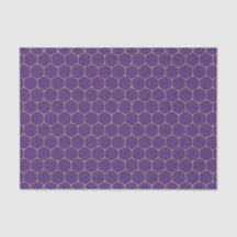 Peigne de miel violet et or (Design 16 série viole