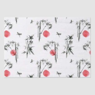 Papier Mousseline Peinture à encre japonaise Sumi-e