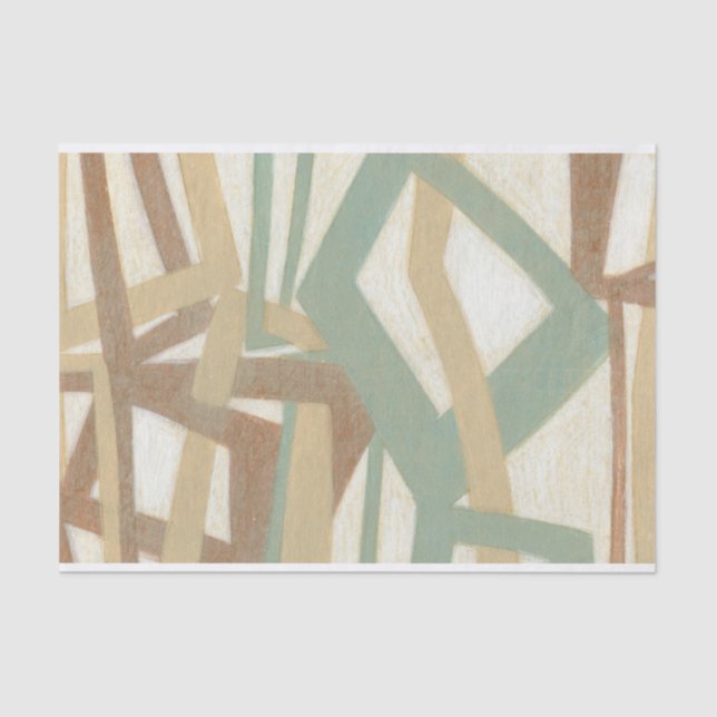 Papier Mousseline Peinture à main levée par Norman Wyatt (Recto)