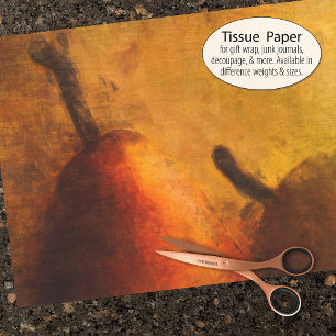 Papier Mousseline Peinture à poires élégantes