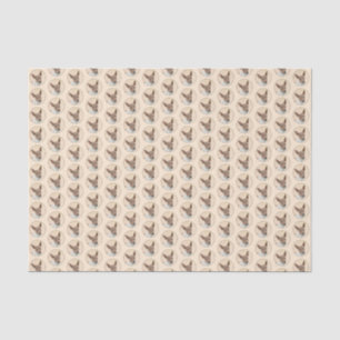 Papier Mousseline Peinture américaine sans poil Terrier - Chien Art