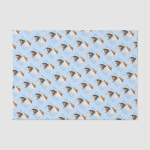 Papier Mousseline Peinture Basenji - Belle Art Original