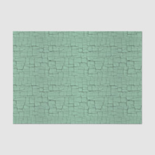 Papier Mousseline Peinture bleu-vert de craquement