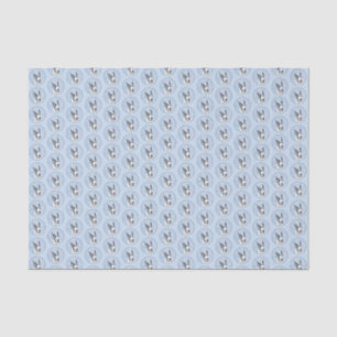 Papier Mousseline Peinture de Great Dane (Arlequin) - Art original d