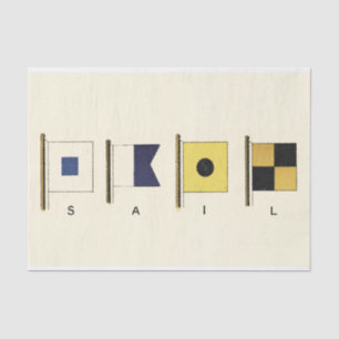 Papier Mousseline Peinture de quatre drapeaux avec voile écrite sous