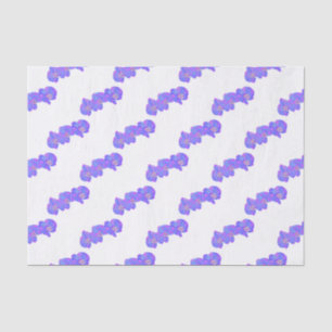 Papier Mousseline Peinture d'orchidée violette violette