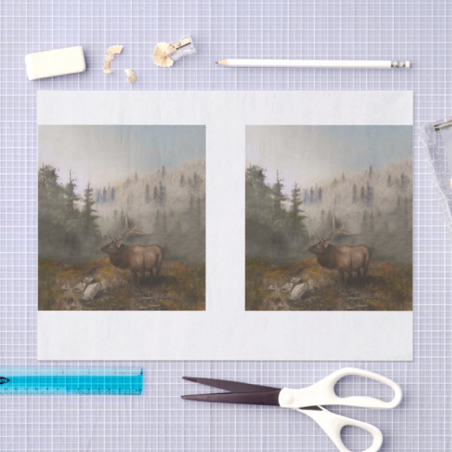 Papier Mousseline Peinture Elk DBL (Artisanat)