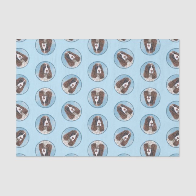 Papier Mousseline Peinture espagnole Springer anglaise Peinture orig (Recto)