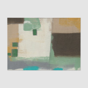Papier Mousseline Peinture expressionniste avec pointes de brosse lo