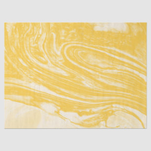 Papier Mousseline Peinture marbré jaune Lumière Texture d'art Abstra