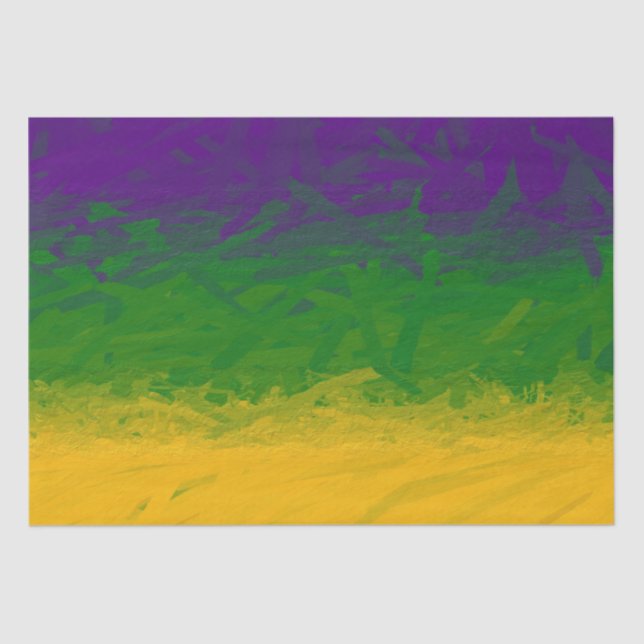 Papier Mousseline Peinture Mardi Gras (Recto)