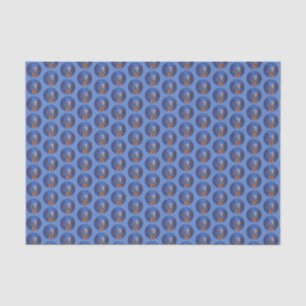 Papier Mousseline Peinture pour oiseaux bleus (femelle) - Art origin