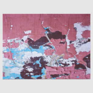 Papier Mousseline Peinture rouge Grunge en relief loft urbain do-it-