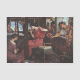 Papier Mousseline Penelope and the Suitors par J W Waterhouse - 1912