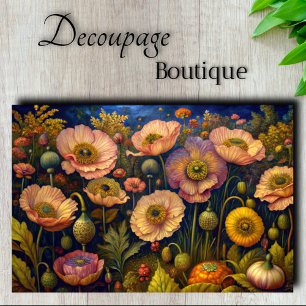Papier Mousseline Pépites lumineuses Bloom Decoupage