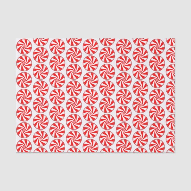 Papier Mousseline Pepperment de Noël (Recto)