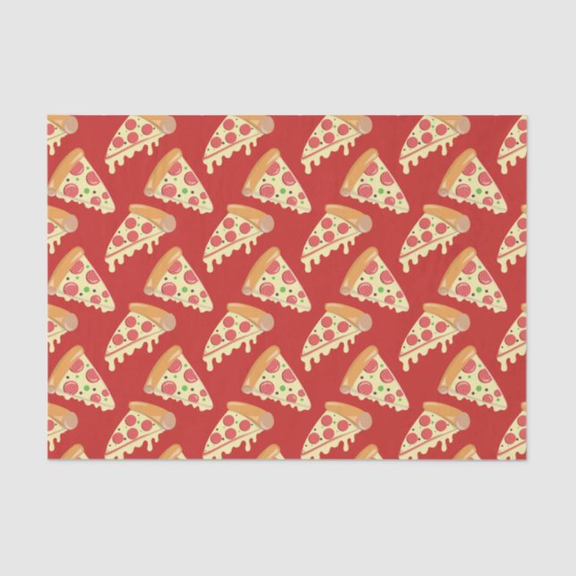 Papier Mousseline Pepperoni Pizza (Recto)