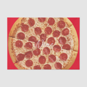 Papier Mousseline Pepperoni Pizza Thunder_Cove