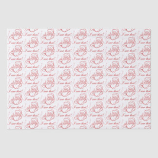 Papier Mousseline Père Noël L'A Vu !