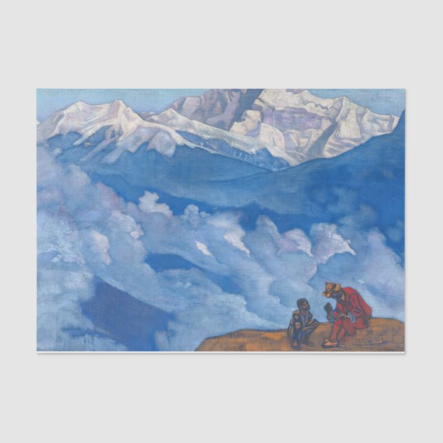 Papier Mousseline Perle de la recherche par Nicholas Roerich (Recto)