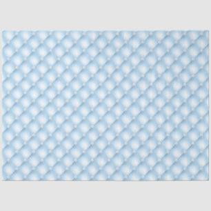 Papier Mousseline Perles bleues touffues