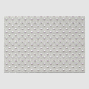 Papier Mousseline Perles & Dentelle